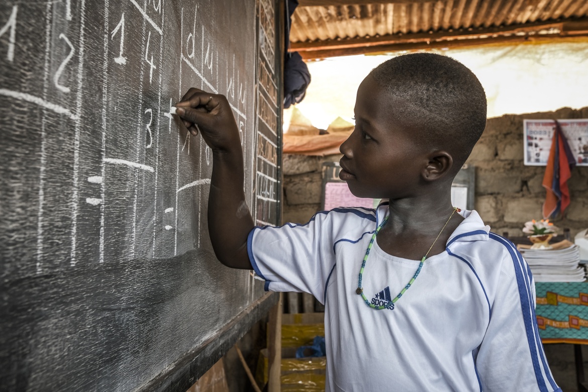 Koundinin at the blackboard