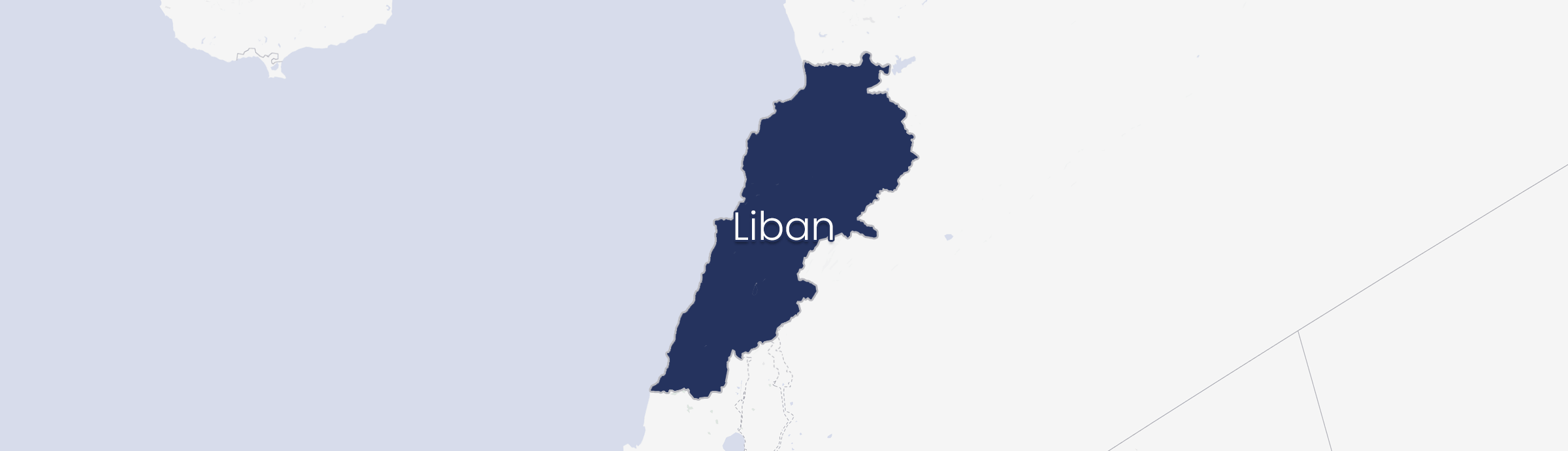 Carte du Liban