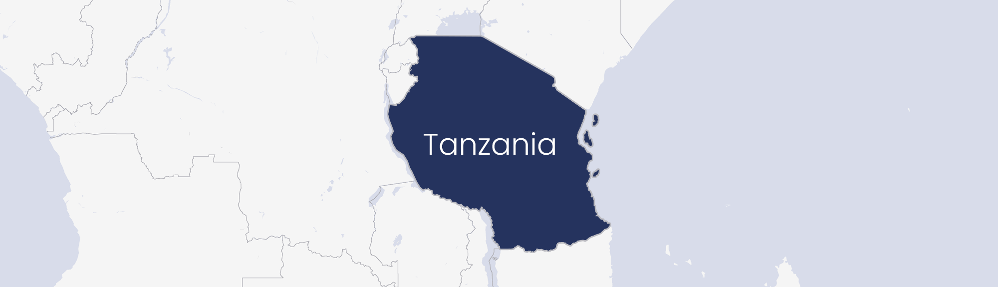 Tanzania country map